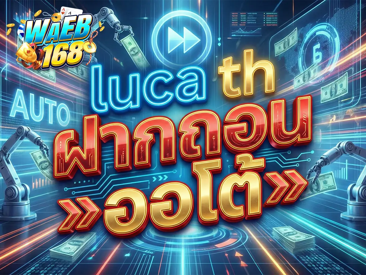 luca th ฝากถอน ออโต้ รวดเร็วใน 3 วินาที แม่นยำ ปลอดภัย 24 ชม.