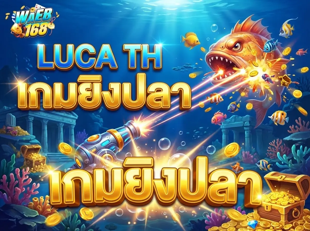 Luca TH เกมยิงปลา เปิดมิติใหม่แห่งการล่าสมบัติใต้ท้องทะเลที่ทำยอดได้จริง