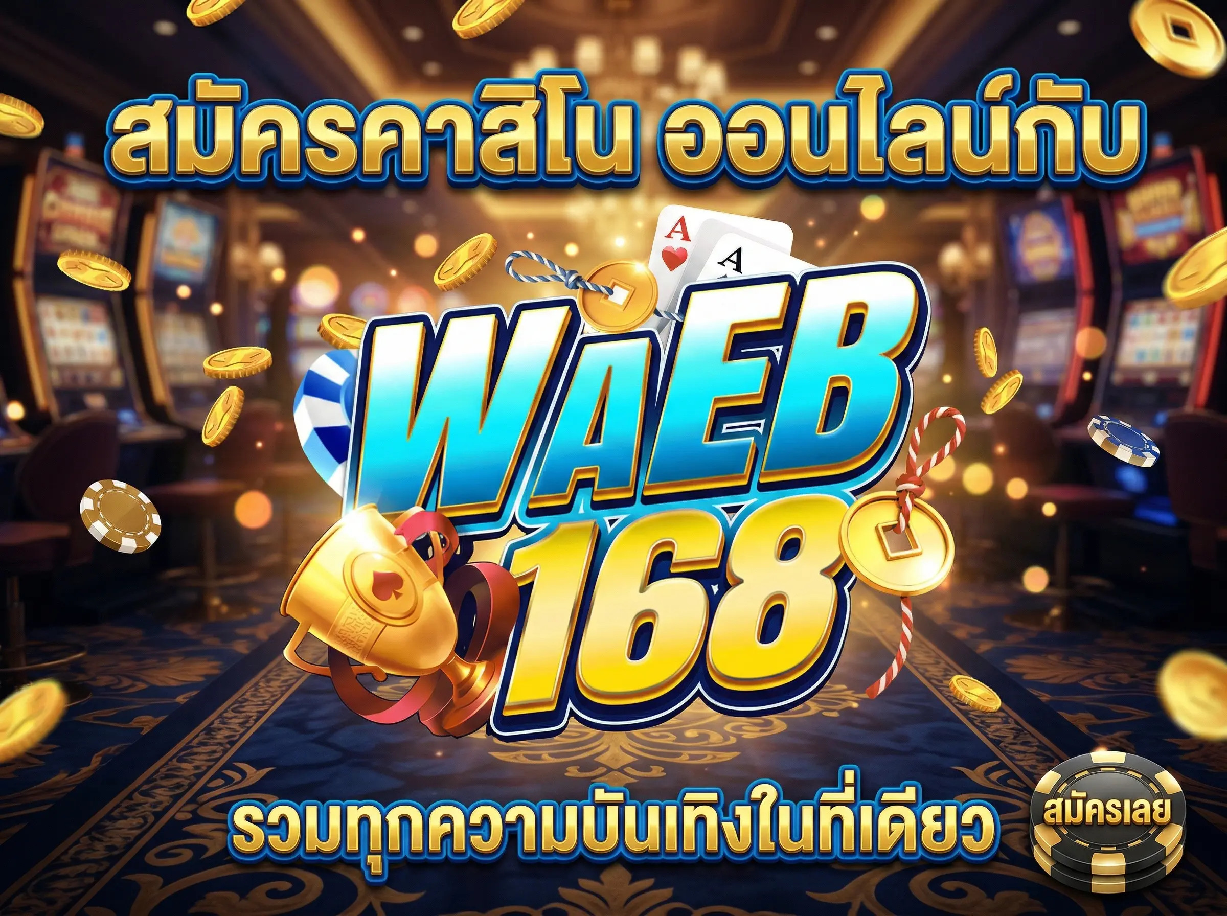 สมัครคาสิโน ออนไลน์กับ waeb168 รวมทุกความบันเทิงในที่เดียว