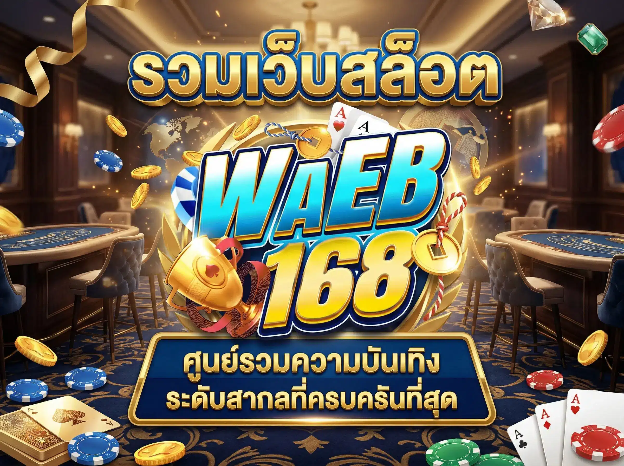 รวมเว็บสล็อต waeb168 ศูนย์รวมความบันเทิงระดับสากลที่ครบครันที่สุด