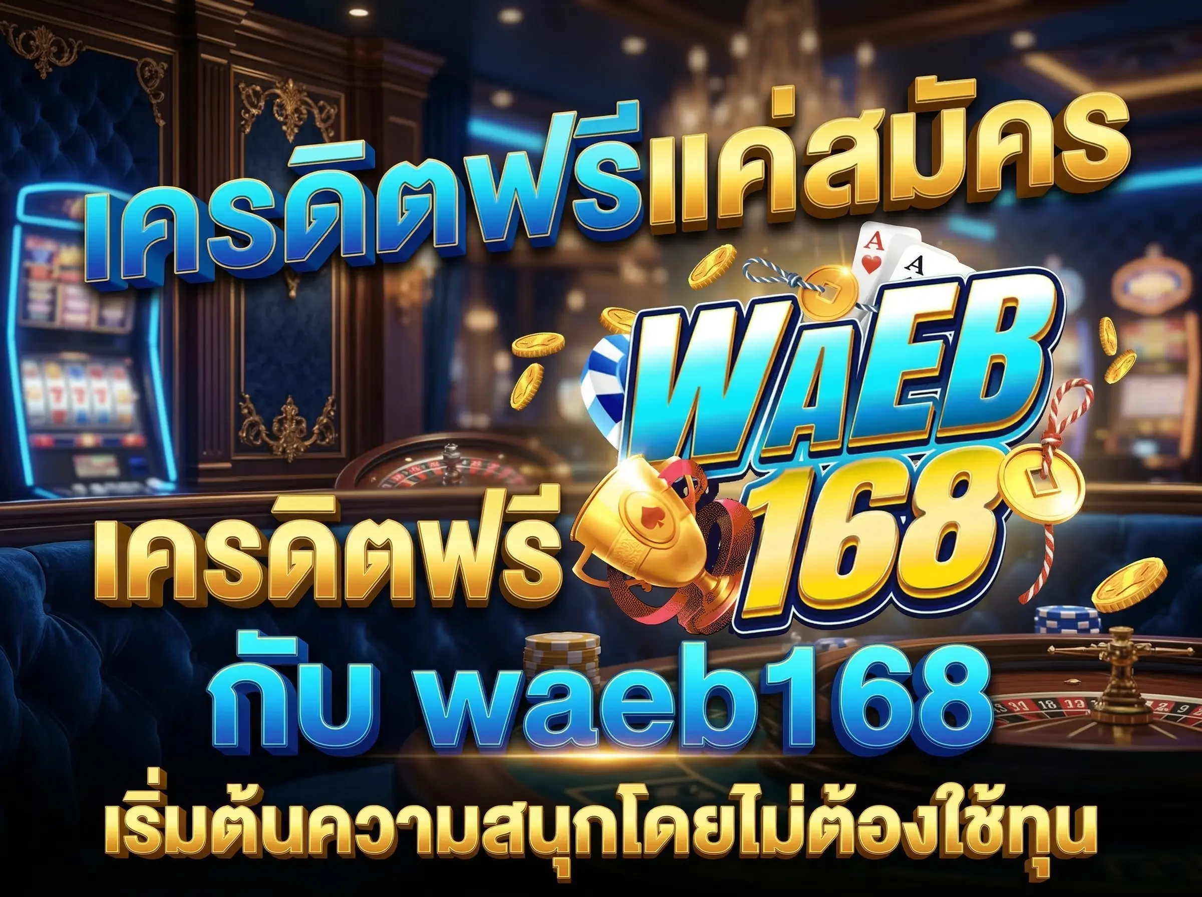 เครดิตฟรีแค่สมัคร กับ waeb168 เริ่มต้นความสนุกโดยไม่ต้องใช้ทุน