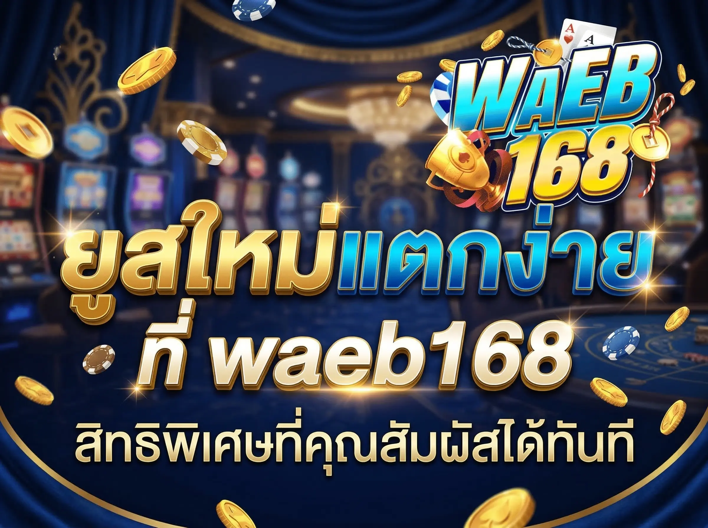 ยูสใหม่แตกง่าย ที่ waeb168 สิทธิพิเศษที่คุณสัมผัสได้ทันที