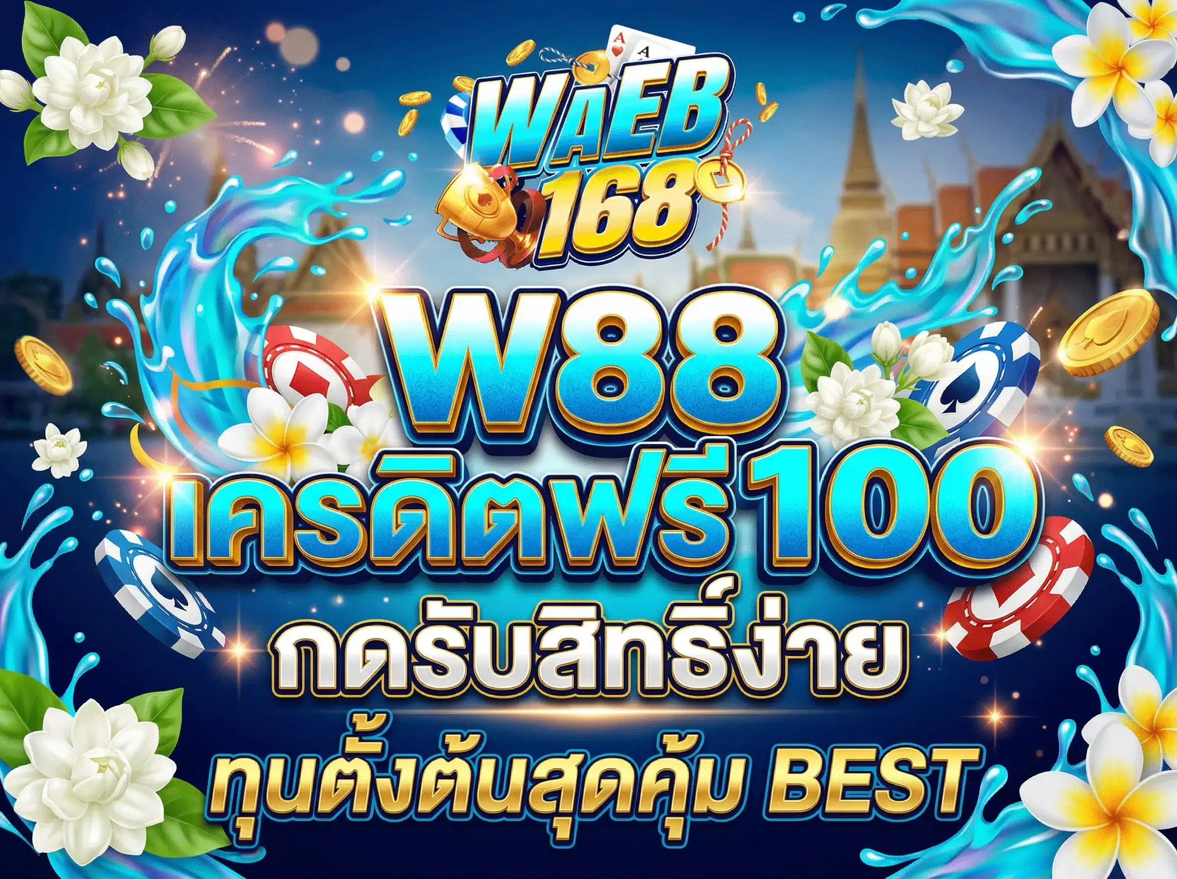 W88 เครดิตฟรี 100 กดรับสิทธิ์ง่าย ทุนตั้งต้นสุดคุ้ม BEST